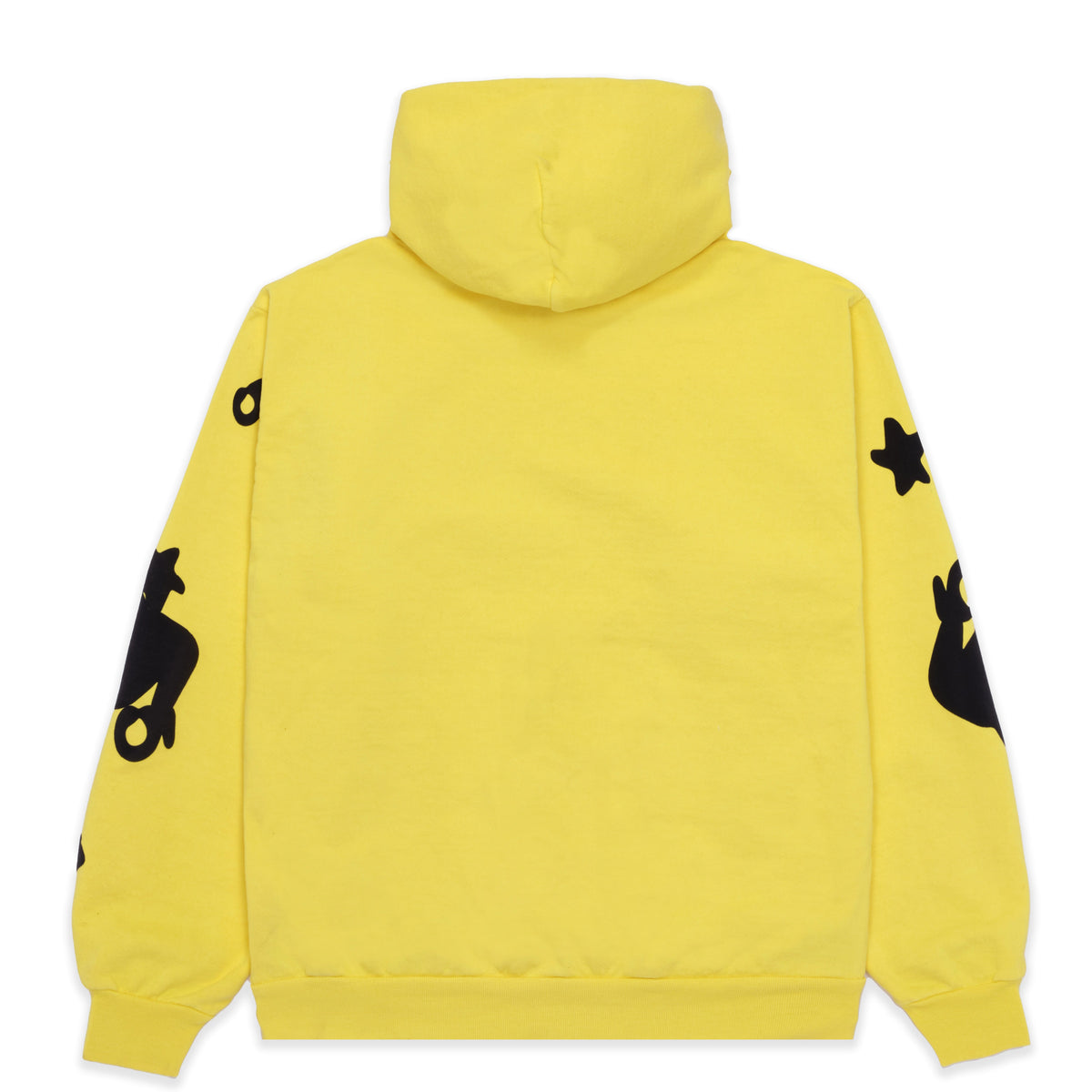 Oversized Fleece Hoodie | Yellow Fleece Hoodie | Sp5der