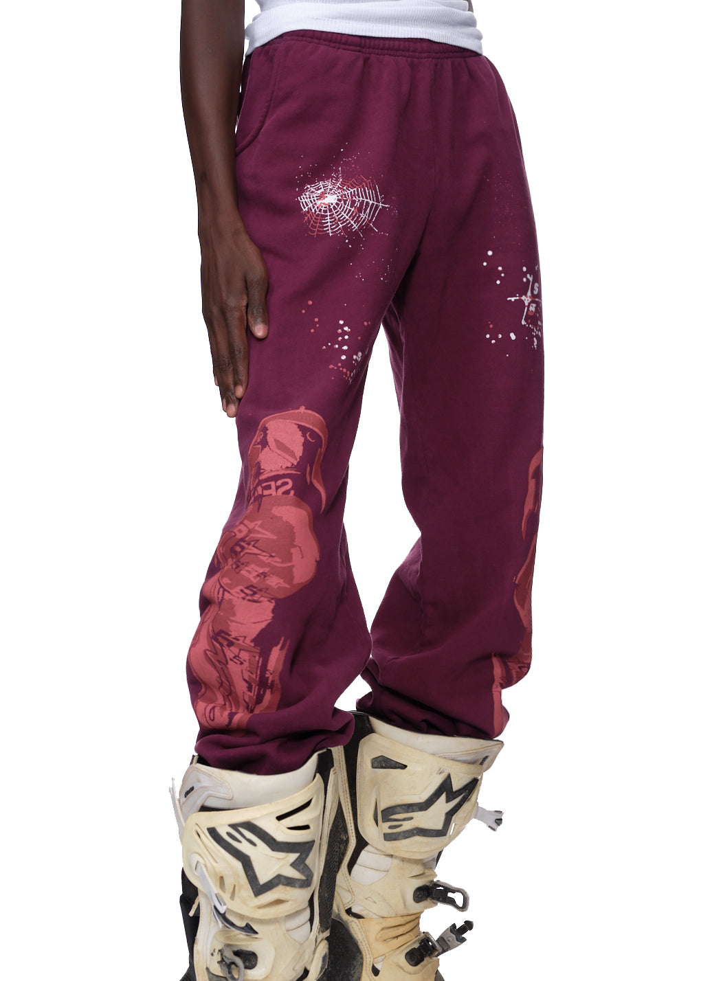 Heavyweight Fleece Sweatpants | Streetwear Fleece Pants | Sp5der