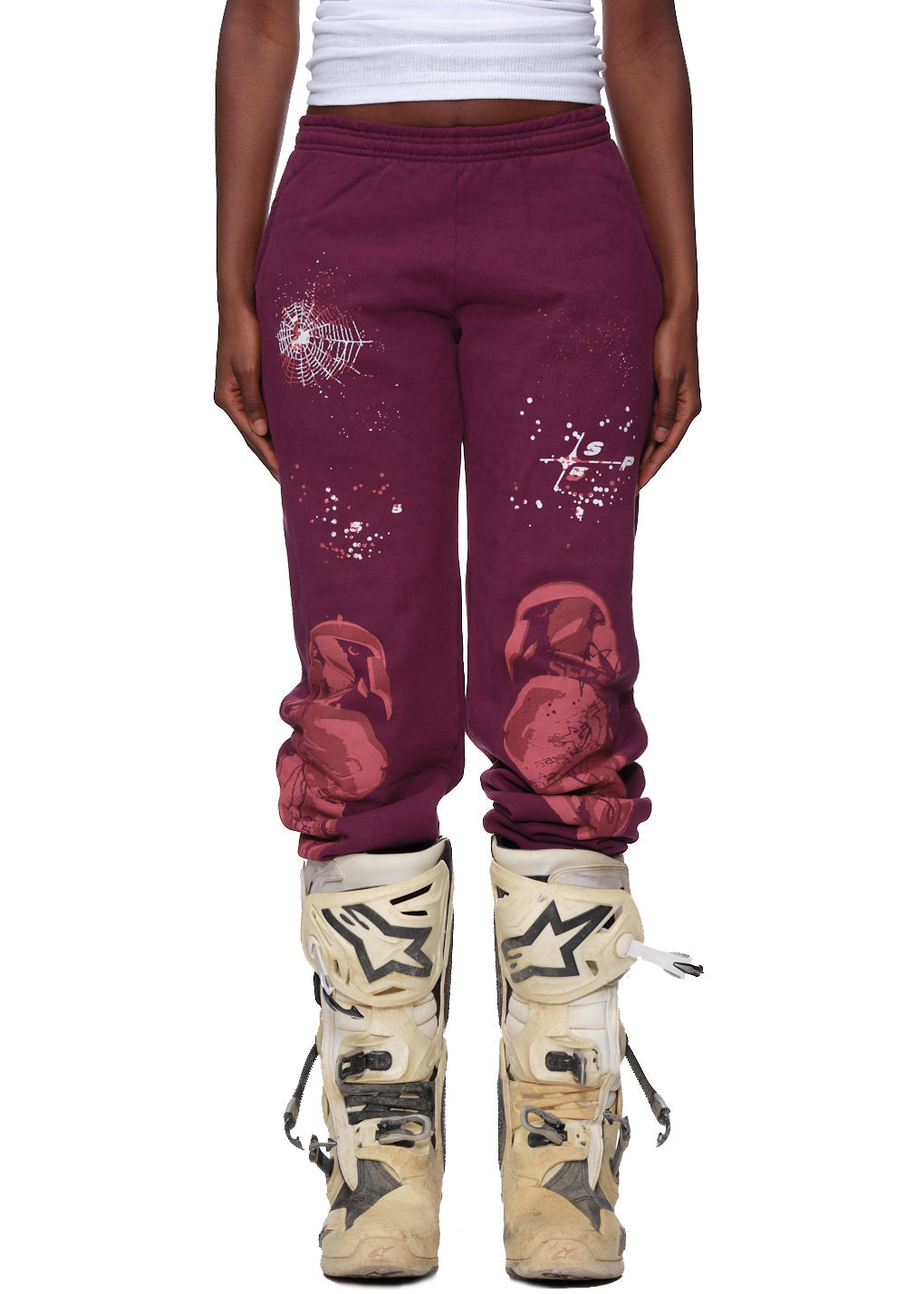 Heavyweight Fleece Sweatpants | Streetwear Fleece Pants | Sp5der