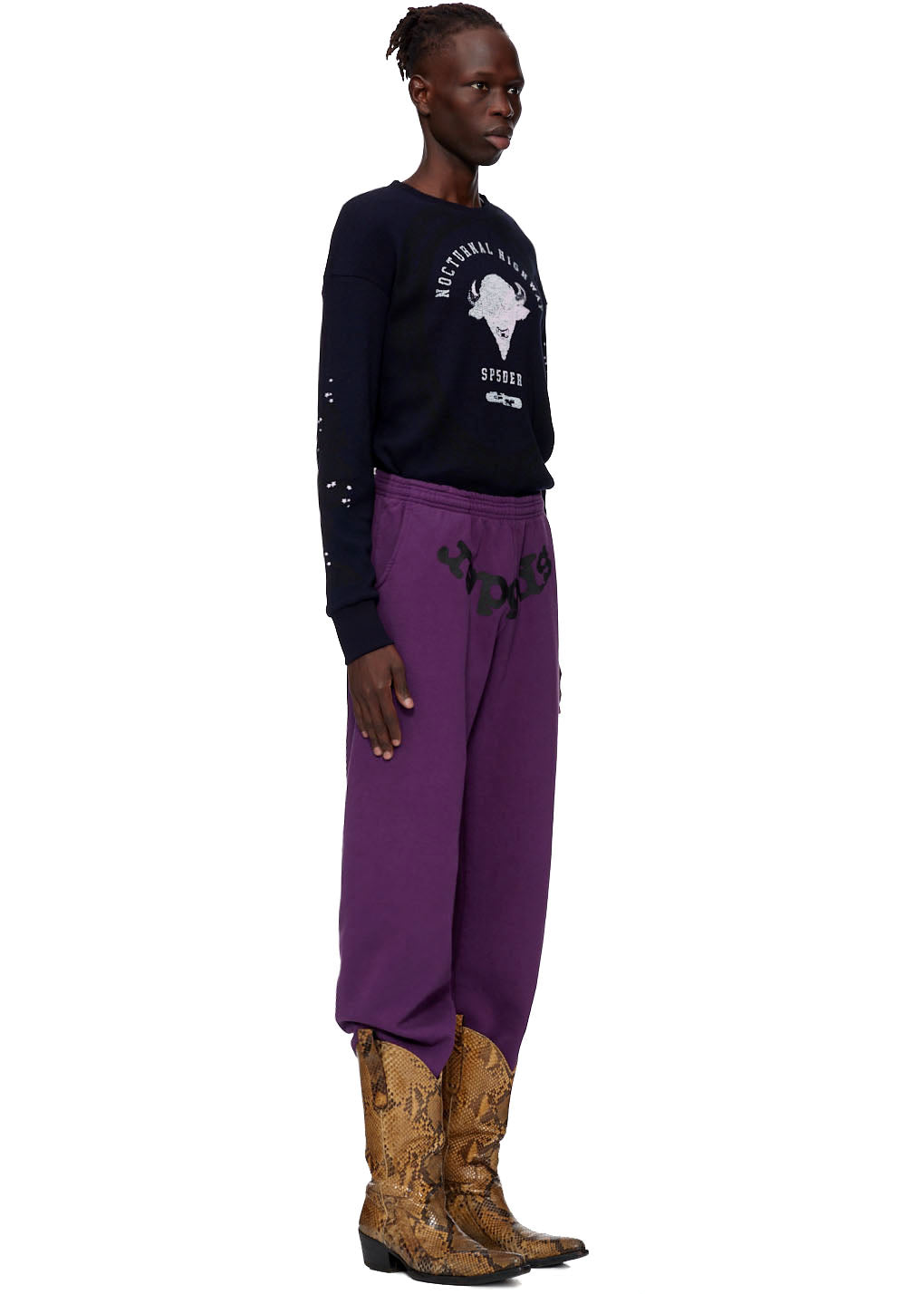 Classic Purple Sweatpant | Unisex Sweatpant | Sp5der