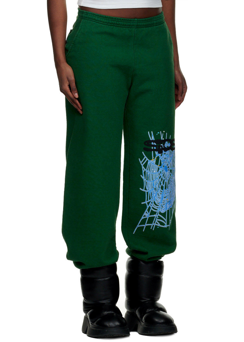 Green Print Sweatpant | Classic Sweatpant | Sp5der