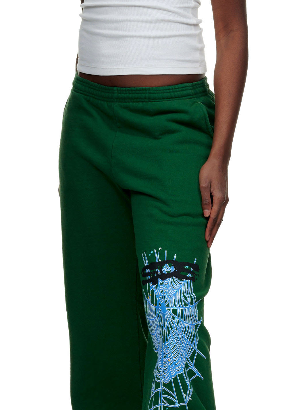 Green Print Sweatpant | Classic Sweatpant | Sp5der