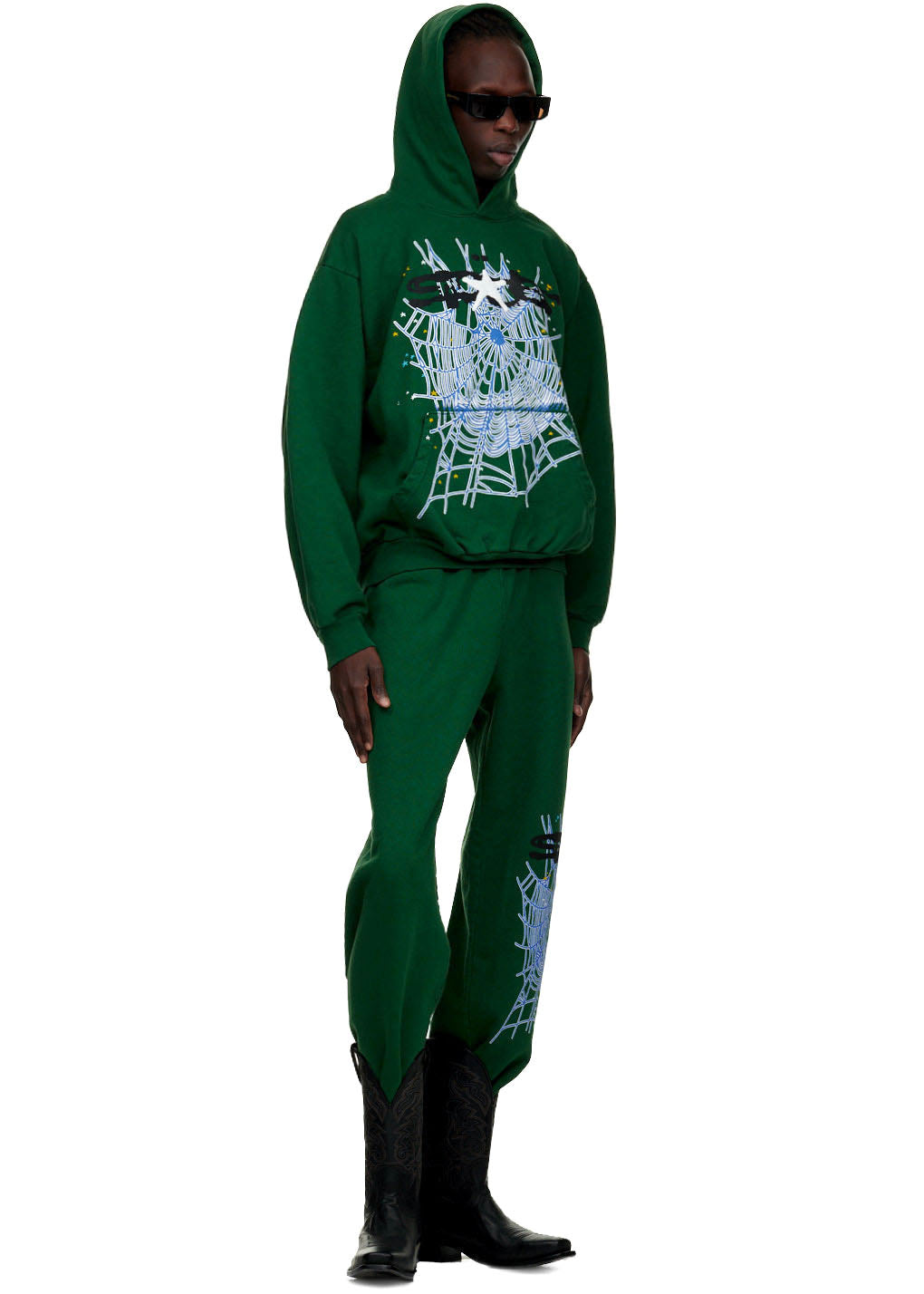 Green Print Sweatpant | Classic Sweatpant | Sp5der
