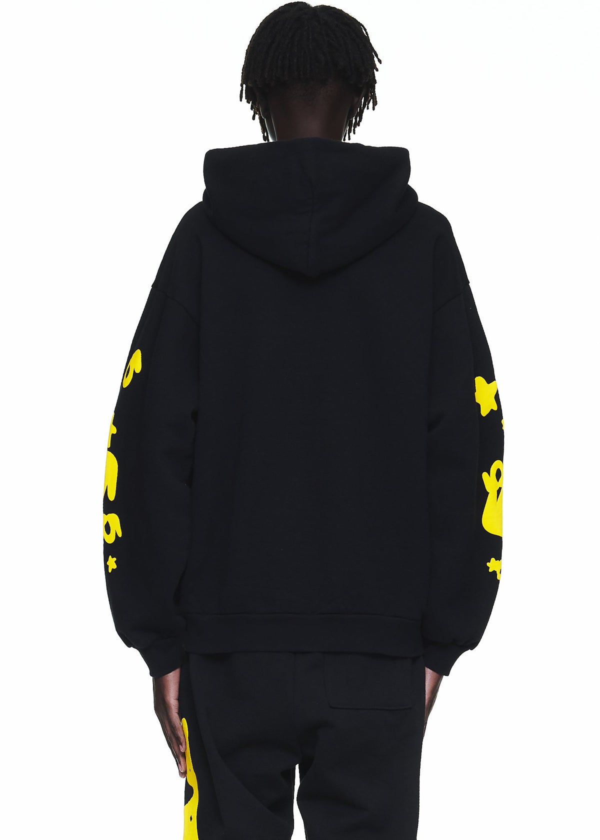 Star Print Hoodie | Black Print Hoodie | Sp5der