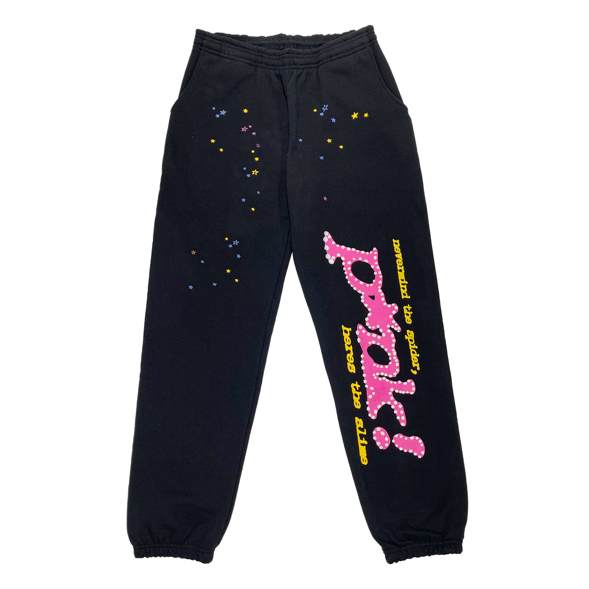 Black Print Sweatpant | Comfy Sweatpant | Sp5der